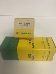 TUBO ELECTRÓNICO Amperex 25L6GT de colección NOS - Imagen 1 de 2