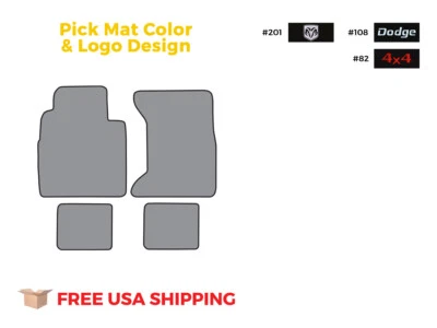 FITS 1974-1993 Dodge Ramcharger Floor Mat 4pc Cutpile - Image 1 of 4