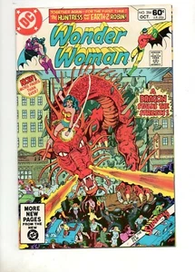 Wonder Woman #284 1ª Tierra 2 ROBIN & HUNTRESS ¡EQUIPO! Birds of Prey! 1981 - Imagen 1 de 2