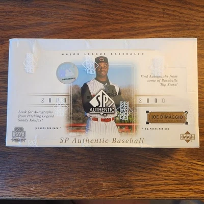2000 Upper Deck SP Authentic Baseball Factory Sealed Box 24 Packs - Image 1 of 3