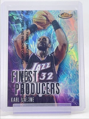 KARL MALONE 1999-00 TOPPS FINEST PRODUCERS REFRACTOR UTAH JAZZ Q3562 - image 1 of 2