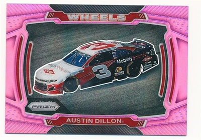 AUSTIN DILLON 2021 PANINI PRIZM WHEELS PINK #70 SP NASCAR RACING #49/50 MINT - Image 1 of 2