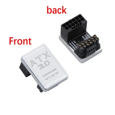 ATX3.0 12VHPWR 12+4 16Pin 600W Power Supply Adapter 180 Degree Turn Connectors - Image 1 of 4
