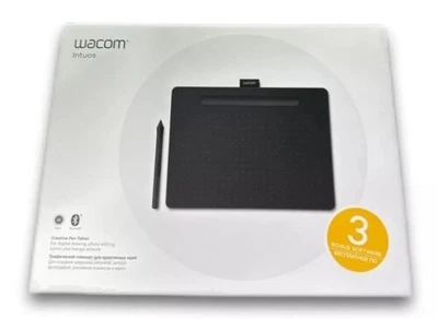 Wacom Intuos M Bluetooth, Schwarz Grafiktablet NEU OVP R3/1 - Bild 1 von 2