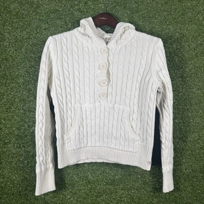 Polo Ralph Lauren Suéter Tejido con Cable para Mujer Mediano* Pullover Sudadera con Capucha De Colección Foto 1 de 4