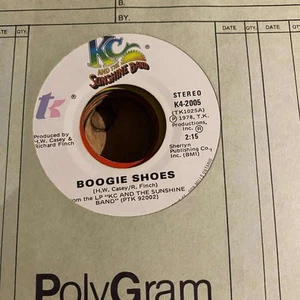 KC And The Sunshine Band* – Boogie Shoes 45RPM VG+ R49 - Imagen 1 de 2