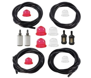 Tubo linea carburante benzina con diserbante nero 4 misure comune 2 cicli piccolo motore - Foto 1 di 7