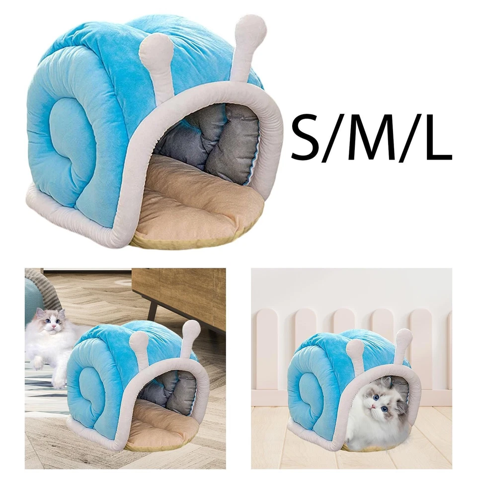 Cat Sleeping Bed Dog House Puppy Kennel Lightweight Resting Winter Comfortable - Image 1 of 1