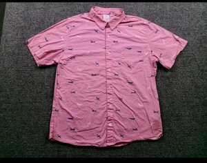 Camisa Puma Arnold Palmer Para Hombres Grande Estampado de Avión Botones Golf Bolsillo Informal - Imagen 1 de 14