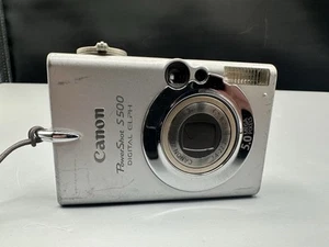 Canon PowerShot S500 Digital ELPH PC1084 Camera w/ Battery.  Bad Sensor.       H - Picture 1 of 8