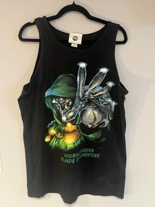 1999 Doctor Doom Universal Studios Islands of Adventure Tank Shirt Size Large - Picture 1 of 3