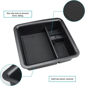 Center Console Organizer Tray Suitable For 07-14 FJ Cruiser Armrest Insert Tray - Picture 1 of 7