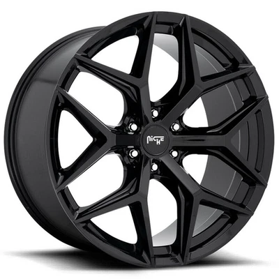 Niche M231 Vice Suv 20x9 6x5.5/6x139.7 30 Black Wheels(4) 106.1 20" inch Rims Foto 1 de 3