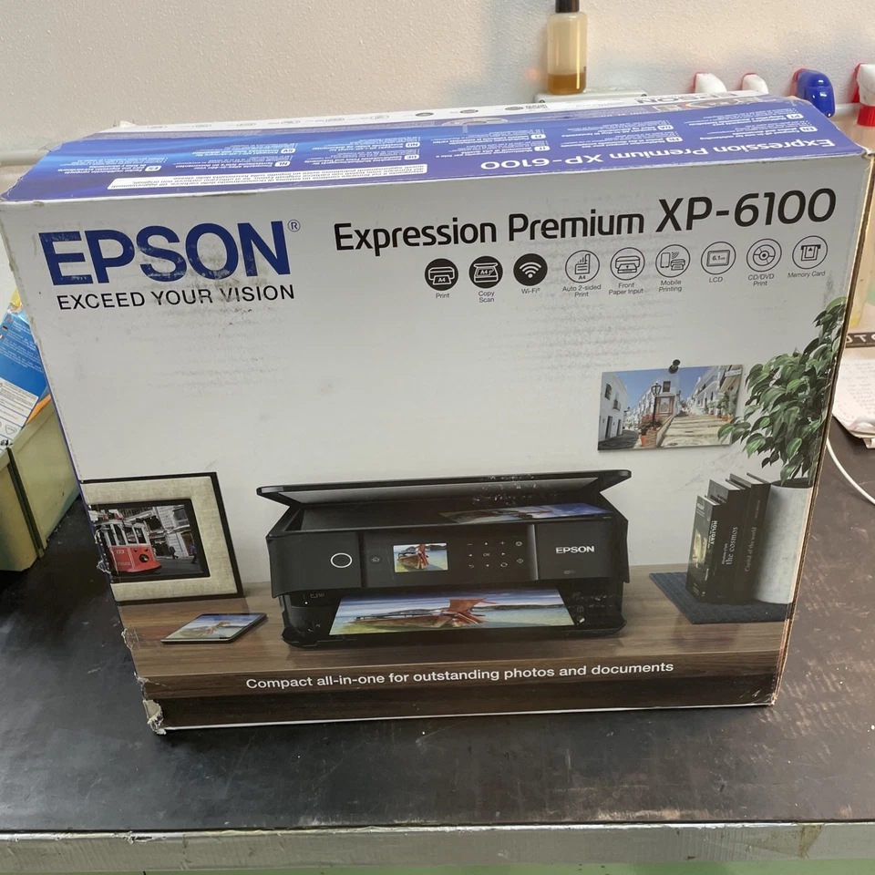 Epson EPSON MULTIFUNZIONE INK A4 COLORE, XP-6100, 32PPM, FRONTE/RETRO, USB/WIFI, - Immagine 1 di 1