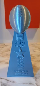 Trofeo Lombardía Dallas Cowboys, grande 10 pulgadas de alto - Imagen 1 de 8