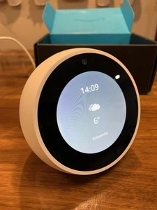 Amazon Echo Spot Bluetooth Alexa Smart Alarm Clock Display Assistant Speaker - Picture 1 of 11