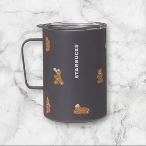 2025 Starbucks 16 Oz Gingerbread Tumbler Mug Holiday Christmas Ships Quickly - Picture 1 of 7