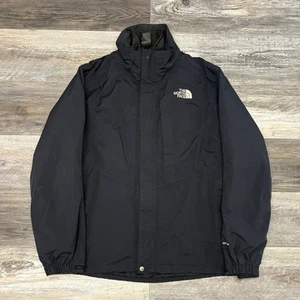 The North Face Hyvent Black Mens L Full Zip Nylon Waterproof Windbreaker Jacket - Picture 1 of 9