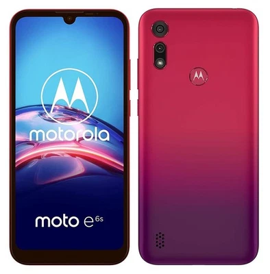 Motorola Moto e6s XT2053 -1 Dual Sim Red Dual Kamera 4GB/64GB Android Smartphone - Bild 1 von 2