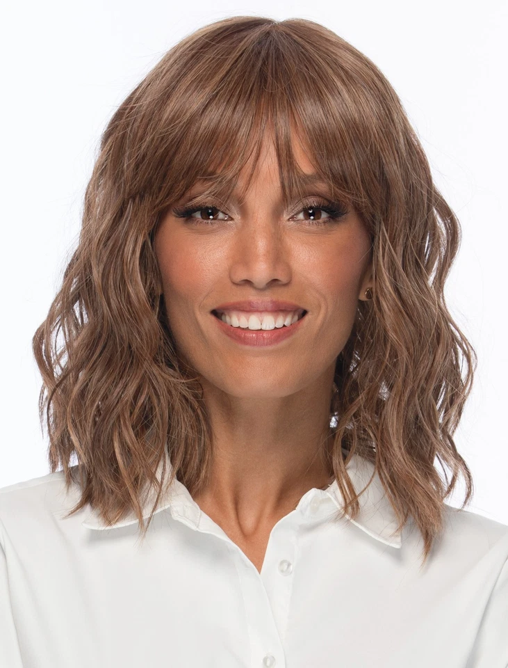 Peluca FRANKIE de ESTETICA, ¡TODOS LOS COLORES! Heat-Friendly, Mono Crown, NUEVO Foto 1 de 4