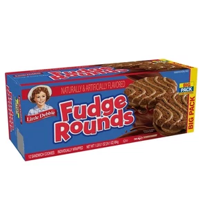 Little Debbie Big Pack Fudge Rounds, 24.1 oz ( 12 count) - Picture 1 of 6