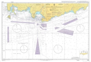 Admiralität 3046 Annäherungen Nachodka Russland Pazifikküste Karte Karte Seepapier - Bild 1 von 6