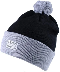 Dope Couture Bougie Crew Woven "F a 9 to 5 Job" Label Pom Beanie - Picture 1 of 3