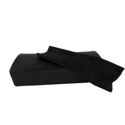 Banana Republic Sunglasses Eyeglasses Black Case with Cleaning Cloth