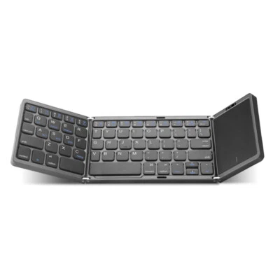 Wireless Bluetooth keyboard touchpad Rechargeable mini mute ultrathin Portable - Image 1 of 4