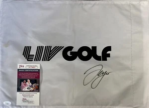 Sergio Garcia signed LIV Golf #18 Pin Flag-JSA #AL78683 - Picture 1 of 2