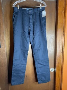 H&M Regular Fit Pants Men's 32 Navy Blue Chino NEW - Picture 1 of 6