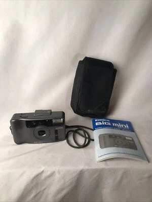 Cámara zoom película apuntar y disparar Konica Big Mini BM-510Z 35 mm AF probada con batería Foto 1 de 4