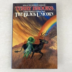 The Black Unicorn (Magic Kingdom of Lanover) Terry Brooks (1987, HCDJ) 1st Print - Bild 1 von 13
