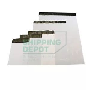 1-5000 Poly Mailers 2,4MIL 6x9 7,5x10,5 9x12 10x13 12x15,5 14,5x19 19x24 24x24 - Foto 1 di 3