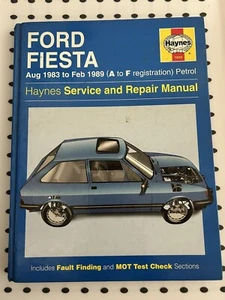 Haynes Service and Repair Manual Ford Fiesta 1983 - Feb 1989 - Picture 1 of 3