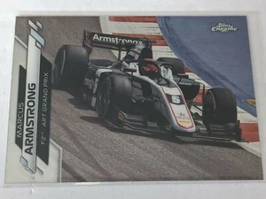 2020 Topps Chrome Formula 1 #67 Marcus Armstrong F2 ART Grand Prix Car - Picture 1 of 2