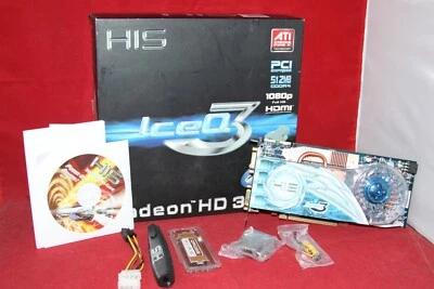 Tarjeta de gráficos HIS IceQ 3, ATI Radeon HD 3870 512 MB 256 bits GDDR4, PCI Express x16 Foto 1 de 4