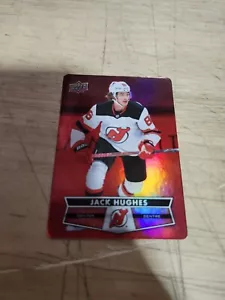2020 Upper Deck Tim Hortons DC-13 Jack Hughes Rookie Ruby Red - Picture 1 of 2