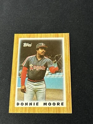1987 Topps Major League Leaders Minis Donnie Moore #46 California Angels - Image 1 of 2