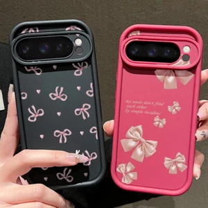 For Google Pixel 9 Pro XL 8A 8 Pro ShockProof Cover Bow Tie Silicone Phone Case - Picture 1 of 24
