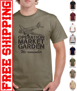 Operation Market Garden T-Shirt 75th Anniversary 1944 ARNHEM Parachute Regt - Picture 1 of 17