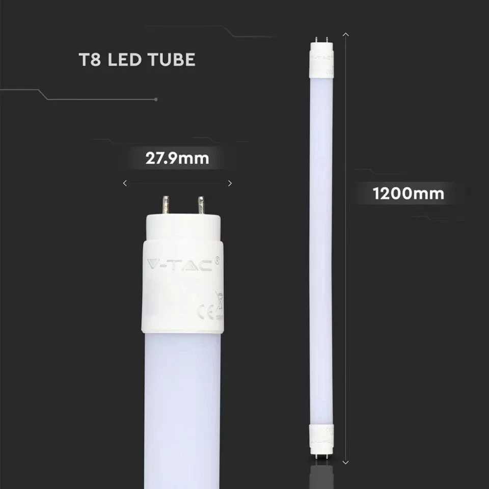 Tubo led T8 V-tac G13 18W 6400K 120cm - 216264