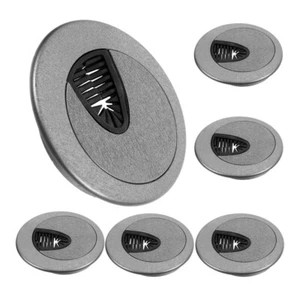 6 Pcs Wiring Hole Cover Office Desk Cord Grommet Cable for Desktop - Afbeelding 1 van 12