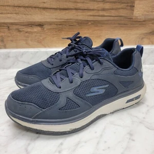 Men's sz 11.5 M Skechers Go Walk Easy Arch Fit Workout Walker Shoes Navy Walking - Picture 1 of 14