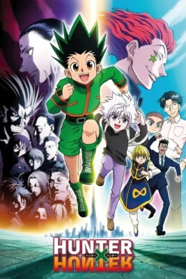 MOVIE POSTERS USA Hunter X Hunter - Manga / Anime TV Show Poster (Key Art / Running)
