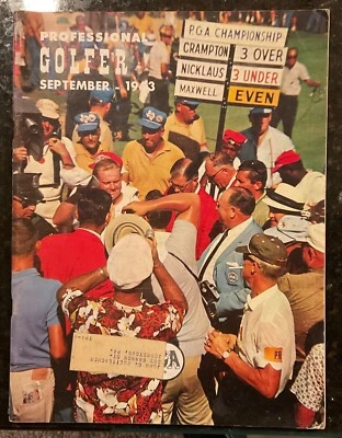 Professional Golfer Magazine 1963 Jack Nicklaus DAC Country Club PGA Champion - Image 1 of 2