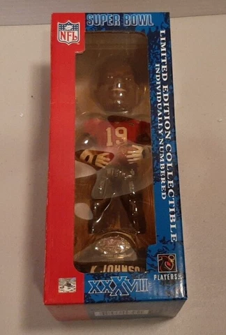 KEYSHAWN JOHNSON SUPER BOWL XXXVII RING BASE Tampa Bay Buccaneers Bobblehead NEW Cover