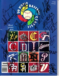 2009 Mexico team signed World Baseball Classic WBC program Adrian Gonzalez +20 - Picture 1 of 1