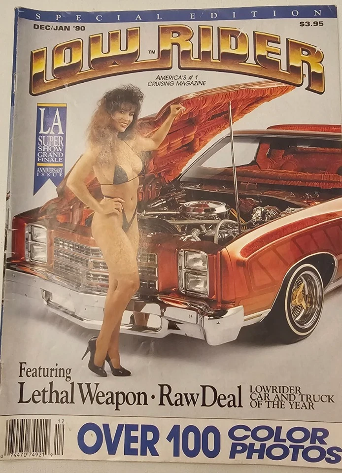 Vintage Lowrider Magazine DEC/JAN 1990 - Read description - VIntage Foto 1 de 1