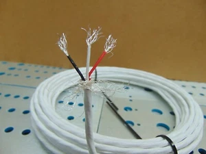 10 feet  22 AWG Shielded 3 Twisted Silver Plated PTFE Teflon Wire SPC - Picture 1 of 4